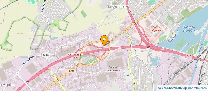 localisation de l'entreprise LES MUSICOS  LA SENTINELLE