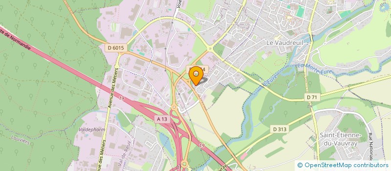 localisation de l'entreprise LES MUSTS BIEN ETRE  LE VAUDREUIL