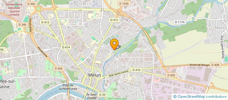 localisation de l'entreprise LES MUSULMANS CENTRAFRICAINS DE LA DIASPORA  MELUN