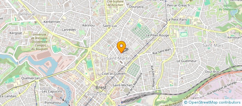 localisation de l'entreprise LES MUTANTES à BREST