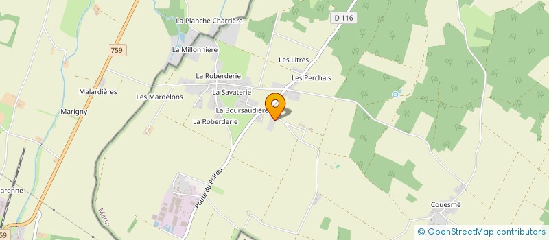 localisation de l'entreprise LES MYLORDINES  MARCAY