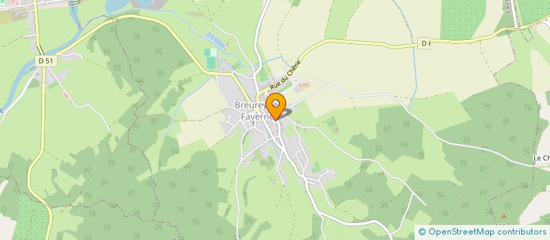 localisation de l'entreprise LES MYOSOTIS  BREUREY-LES-FAVERNEY