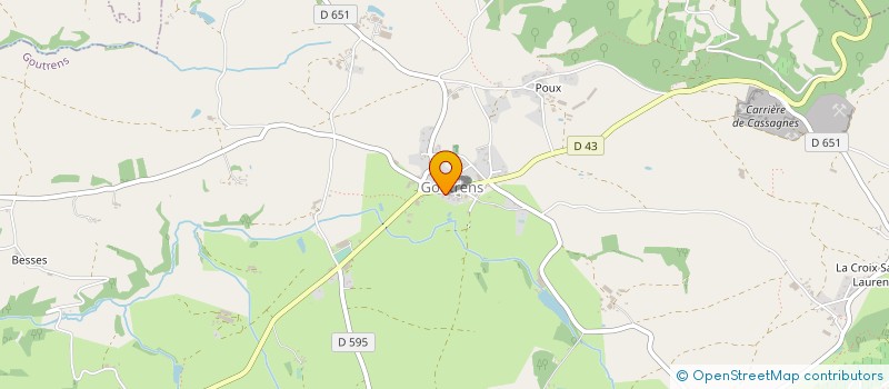 localisation de l'entreprise LES MYOSOTIS - SECTION GYMNASTIQUE D ENTRETIEN POUR ADULTES -  GOUTRENS