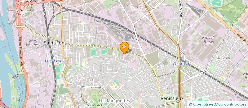 localisation de l'entreprise LES MYRIADES  VENISSIEUX