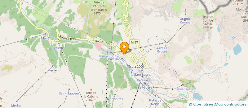 localisation de l'entreprise LES MYRIADES  ISOLA