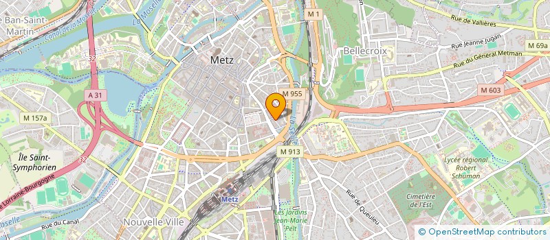 localisation de l'entreprise LES MYRIADES  METZ