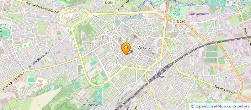 localisation de l'entreprise LES MYRTES à ARRAS