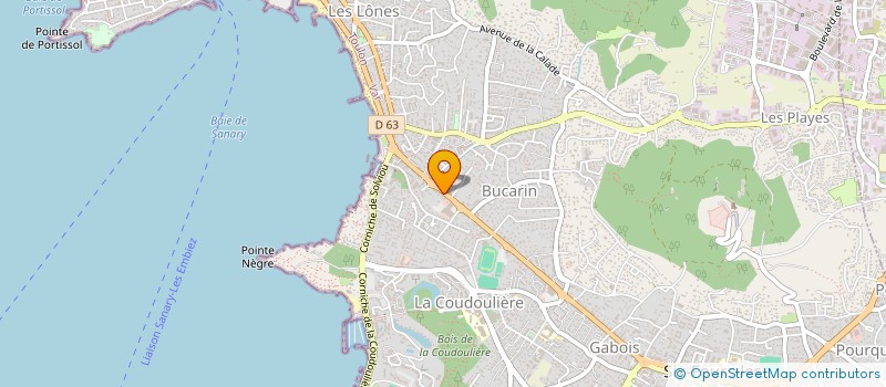 localisation de l'entreprise LES MYRTES à SIX-FOURS-LES-PLAGES