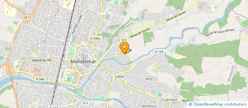 localisation de l'entreprise LES MYRTES à MONTELIMAR
