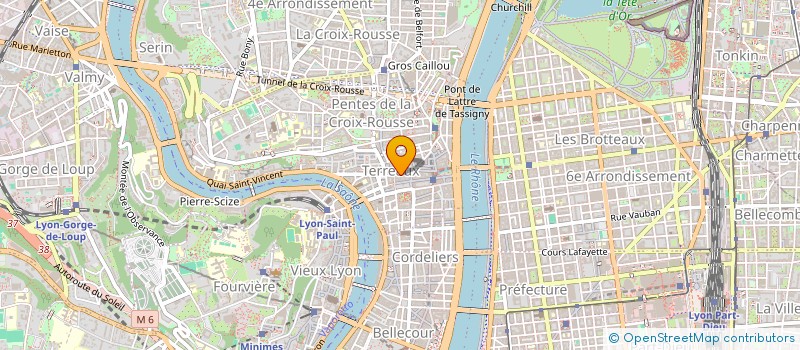 localisation de l'entreprise LES MYRTILLES à LYON