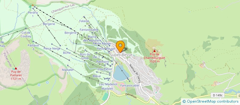 localisation de l'entreprise LES MYRTILLES DU SANCY  BESSE-ET-SAINT-ANASTAISE