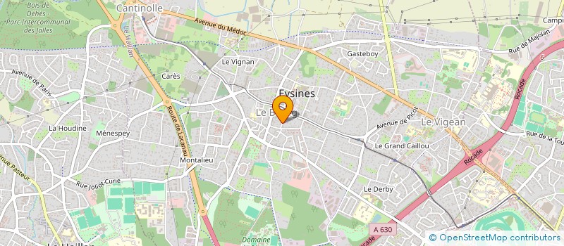 localisation de l'entreprise LES NABIS  EYSINES