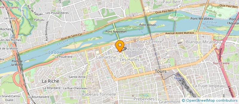 localisation de l'entreprise LES NAGEURS DE SABLE à TOURS