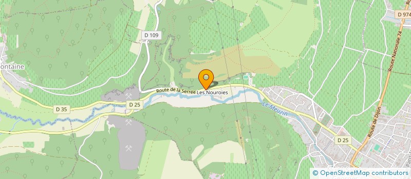 localisation de l'entreprise LES NAIADES à NUITS-SAINT-GEORGES