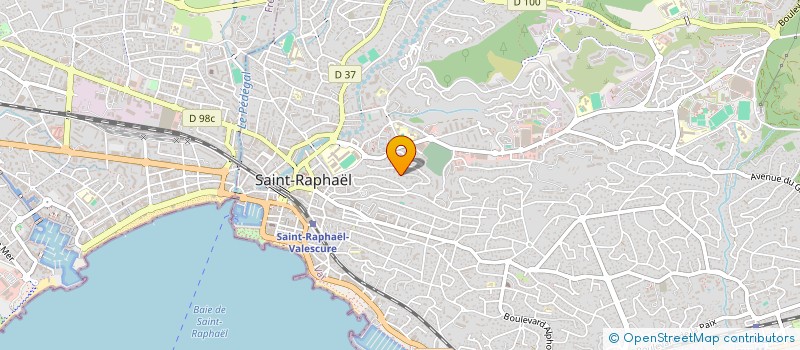 localisation de l'entreprise LES NAIADES  SAINT-RAPHAEL