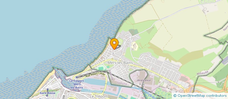 localisation de l'entreprise LES NAIADES  MERS-LES-BAINS