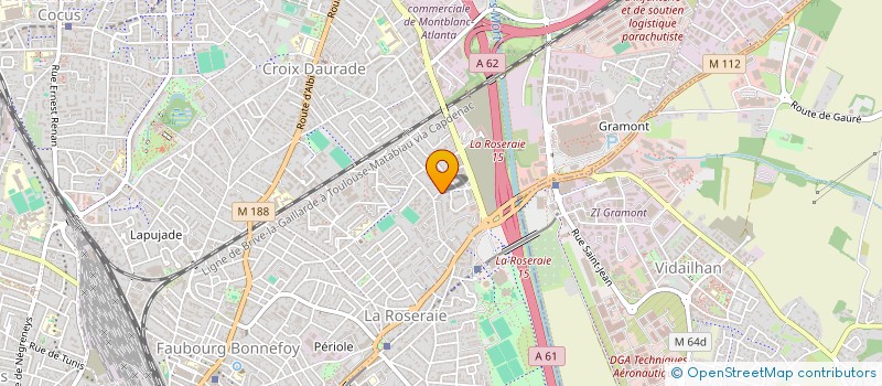 localisation de l'entreprise LES NAIADES OCCITANES à TOULOUSE