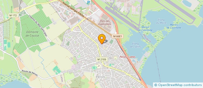 localisation de l'entreprise LES NAINS à PEROLS