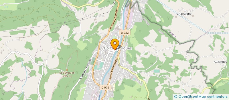 localisation de l'entreprise LES NAINS DE JARDINS  BORT-LES-ORGUES