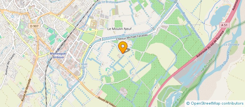 localisation de l'entreprise LES NAISSES à MANOSQUE