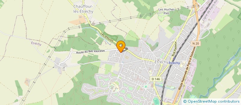 localisation de l'entreprise LES NAMS  ETRECHY