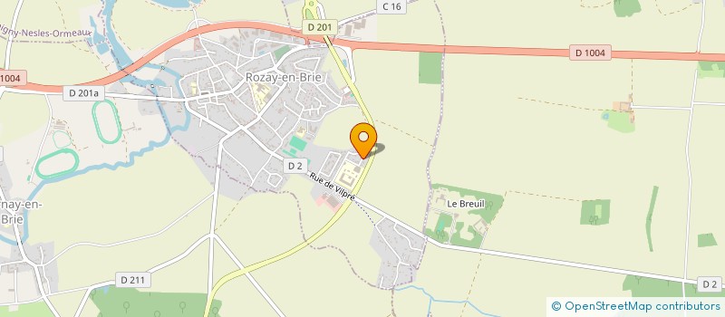 localisation de l'entreprise LES NANAS DU SAHARA  ROZAY-EN-BRIE