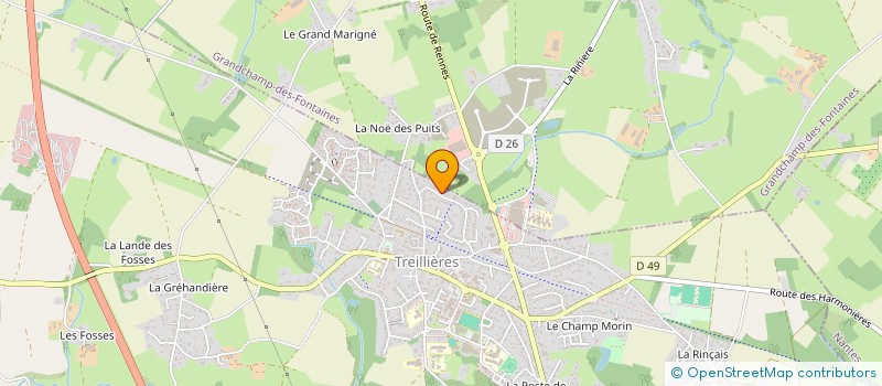 localisation de l'entreprise LES NANTAIS DU DESERT  TREILLIERES