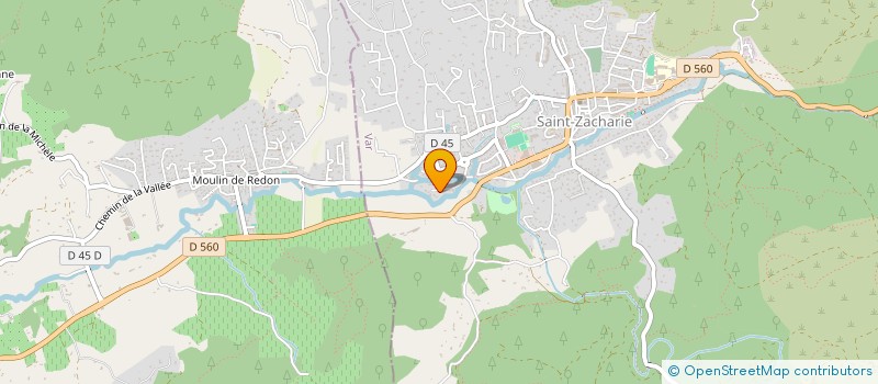 localisation de l'entreprise LES NARCISSES  SAINT-ZACHARIE