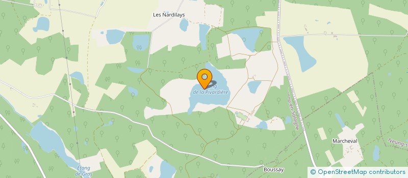 localisation de l'entreprise LES NARDILAYS  VERNOU-EN-SOLOGNE