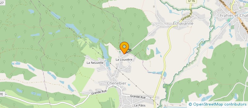 localisation de l'entreprise LES NARVALOS  CHENEBIER