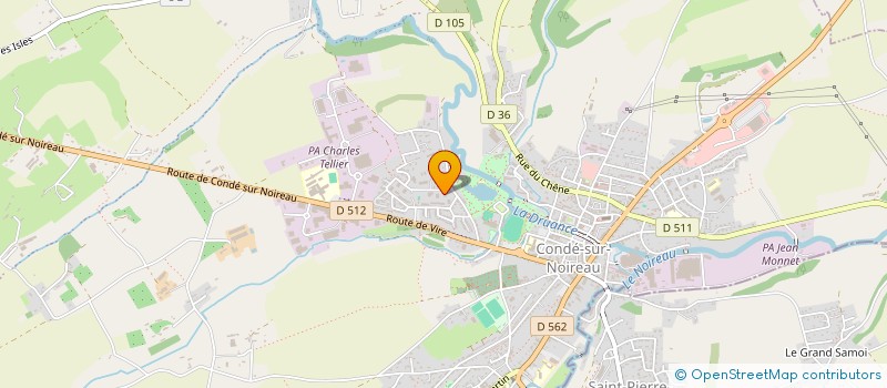 localisation de l'entreprise LES NARVALOS  CONDE-EN-NORMANDIE