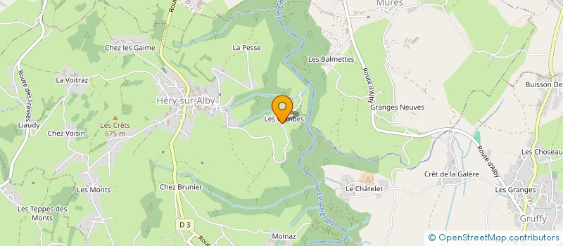 localisation de l'entreprise LES NATAIS  HERY-SUR-ALBY