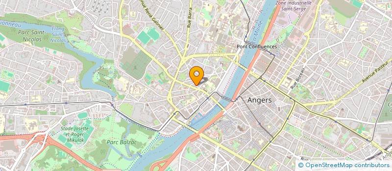 localisation de l'entreprise LES NATURALISTES ANGEVINS à ANGERS