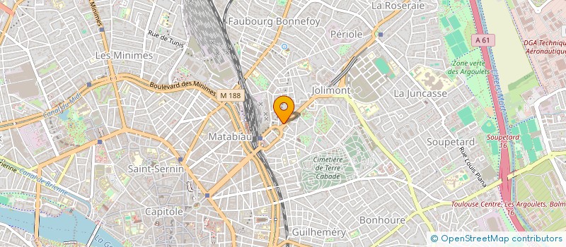 localisation de l'entreprise LES NATURELLES D AUSSONNE à TOULOUSE