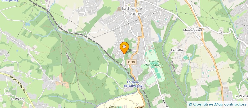 localisation de l'entreprise LES NATURIALES LA TOUR DE SALVAGNY  LA TOUR-DE-SALVAGNY