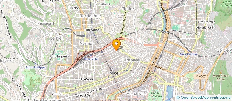 localisation de l'entreprise LES NATURISTES à NICE