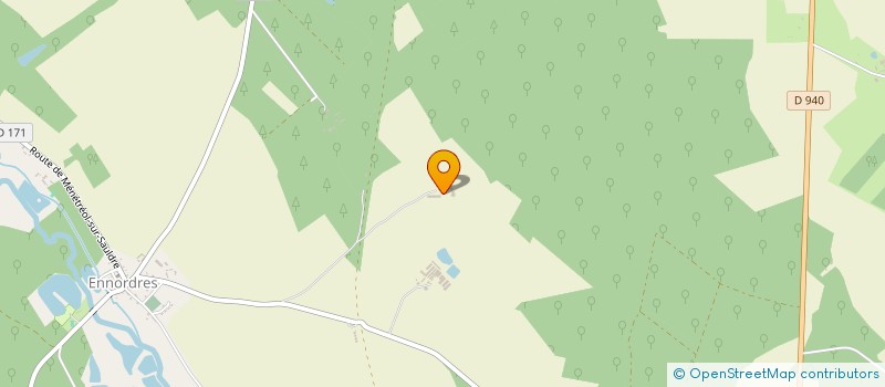 localisation de l'entreprise LES NAUDINS  ENNORDRES