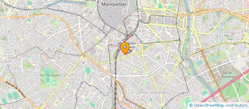 localisation de l'entreprise LES NAUFRAGES à MONTPELLIER