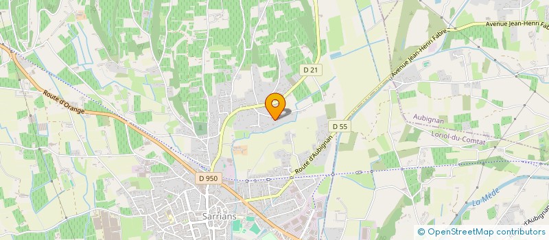 localisation de l'entreprise LES NAUTILUS à SARRIANS