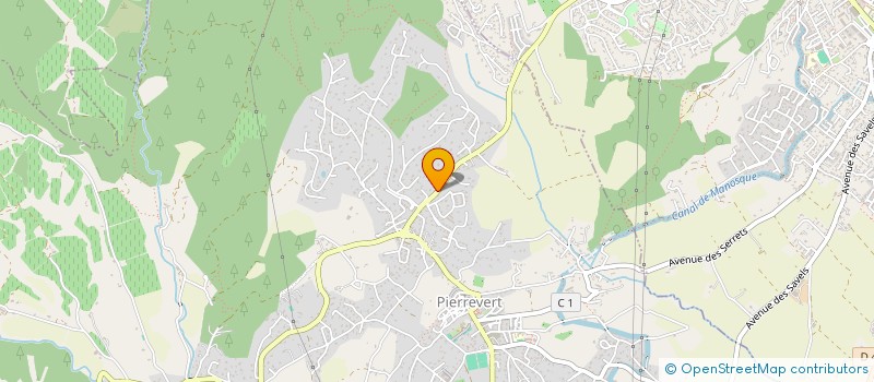 localisation de l'entreprise LES NAVES  PIERREVERT