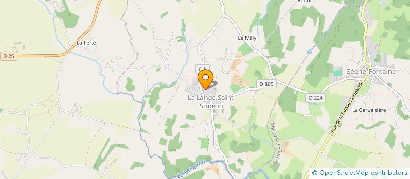 localisation de l'entreprise LES NAVETS DE LA NAVETTE à LA LANDE-SAINT-SIMEON