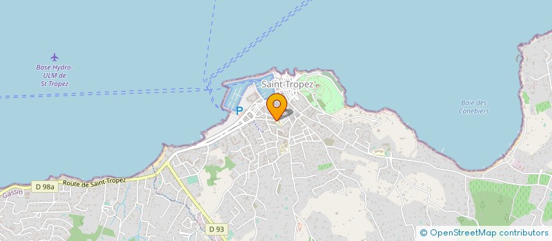 localisation de l'entreprise LES NAVETTES GRIMALDINES à SAINT-TROPEZ