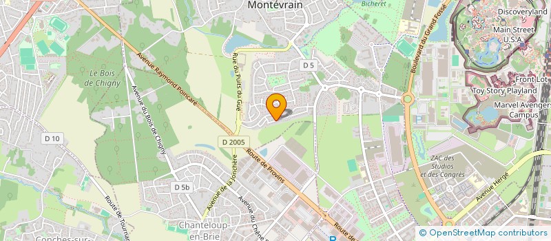 localisation de l'entreprise LES NDOUBOG  MONTEVRAIN