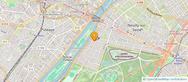 localisation de l'entreprise LES NECTARS à NEUILLY-SUR-SEINE