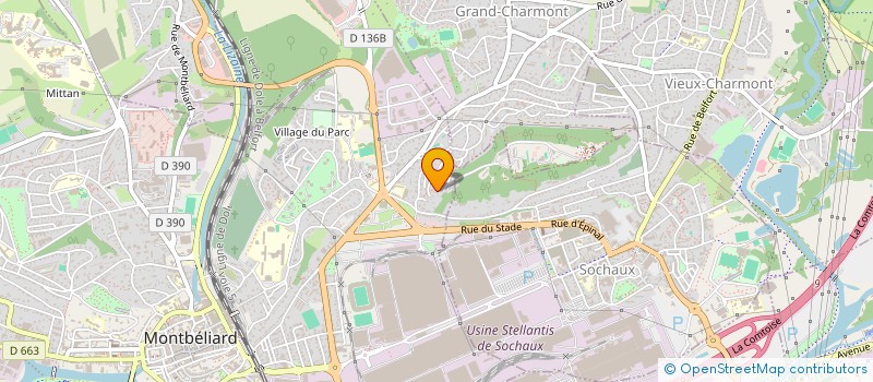 localisation de l'entreprise LES NECTARS DIVINS  MONTBELIARD