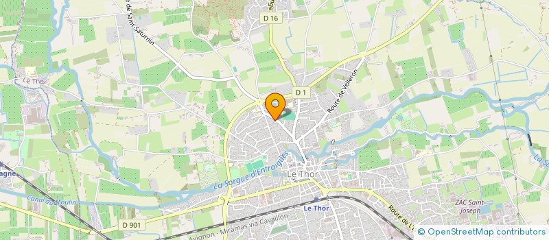 localisation de l'entreprise LES NEFLIERS  LE THOR