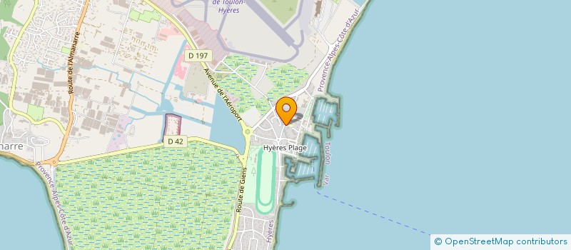 localisation de l'entreprise LES NEGATIERS à HYERES