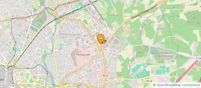 localisation de l'entreprise LES NEGOCIALES LANGUEDOC ROUSSILLON à MONTPELLIER