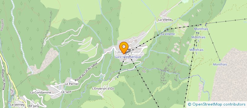 localisation de l'entreprise LES NEGOCIANTS FESTIFS  VAUJANY