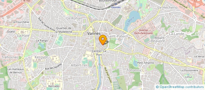 localisation de l'entreprise LES NENETTES à VANNES